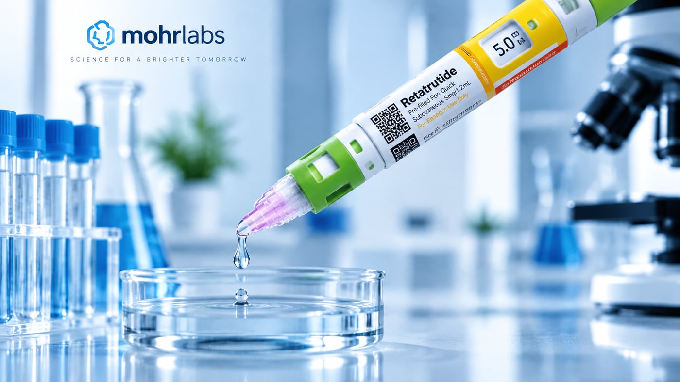 Research pen in a lab