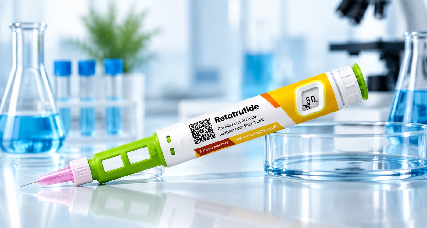 Test Store Staging research products in a lab